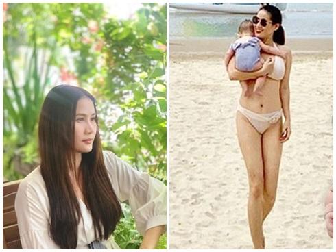 Mới sinh con được 6 tháng, Thân Thúy Hà gây sốt vì sắc vóc ở tuổi U45