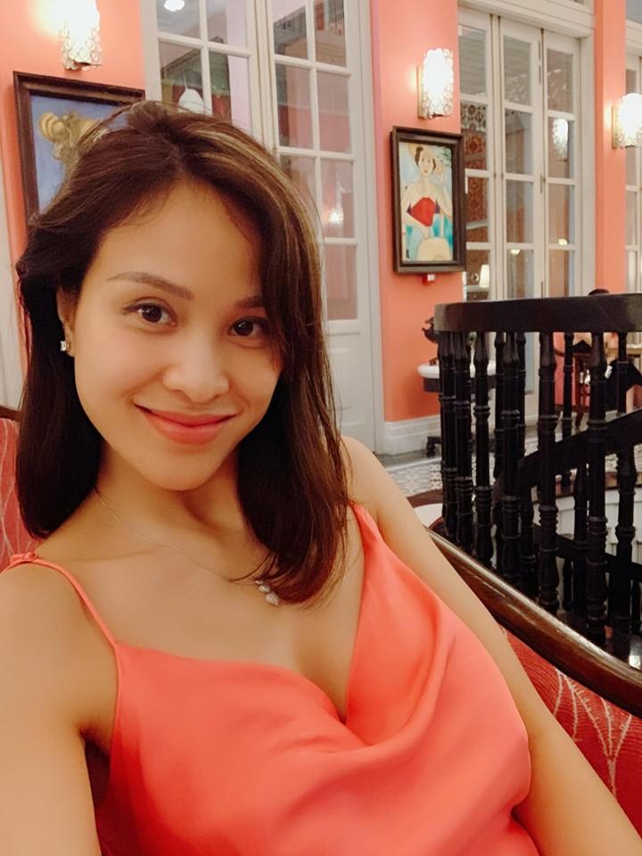 MC Phương Mai mang bầu 6 tháng vẫn mặc bikini khoe dáng đẹp hút mắt-9