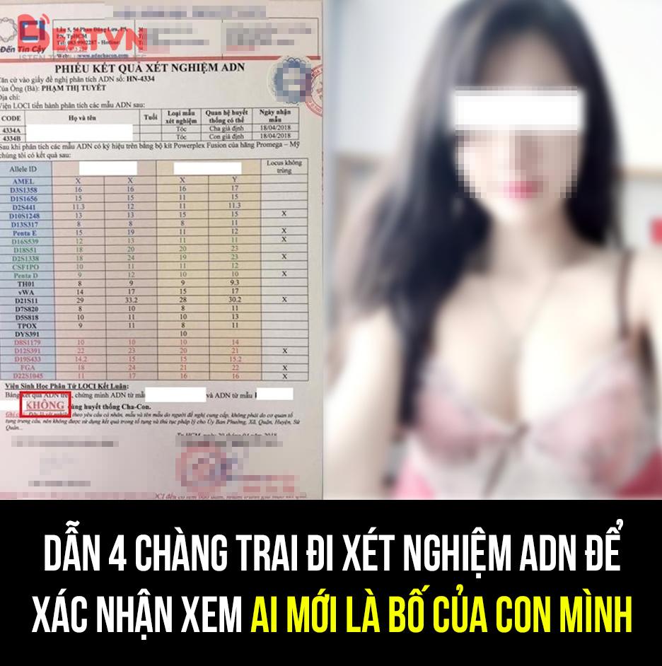 Đưa 4 người đàn ông đi xét nghiệm ADN để tìm cha cho con, cô nàng khiến cư dân mạng ngả nón bái phục-1