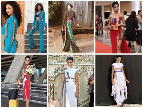 Kể từ khi đăng quang hoa hậu, H'Hen Niê chỉ thực sự tỏa sáng khi diện loạt trang phục thổ cẩm dân tộc Ê-Đê