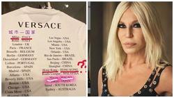 NTK Donatella Versace lên tiếng xin lỗi về chiếc áo phông gây tranh cãi