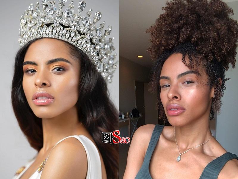 Mặt mộc của Hoàng Thùy có đủ đẹp để đọ với dàn mỹ nữ thi Miss Universe 2019?-13