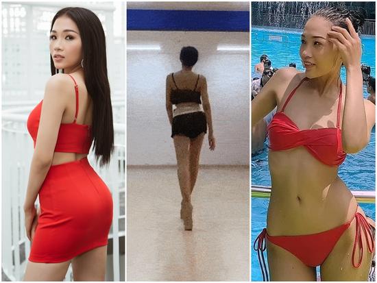 Em gái Hoàng Thùy được chị gái á hậu 'kèm cặp' để thi Hoa hậu Hoàn vũ Việt Nam 2019 dù chiều cao khiêm tốn