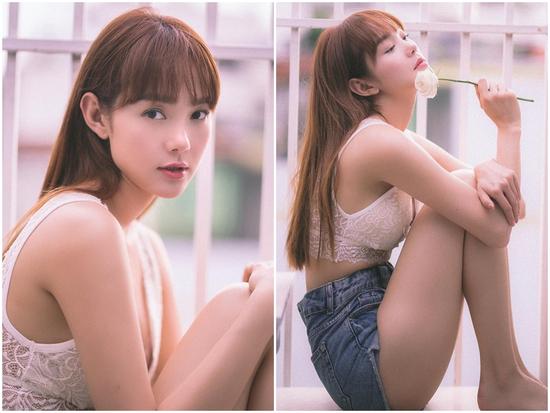 Dân tình khen ảnh 'thanh xuân' mặc bra ren gợi cảm nhưng Minh Hằng vẫn chưa ưng ý về một điểm trên gương mặt mình