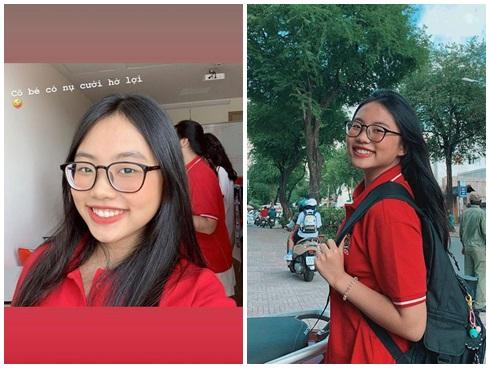 Phương Mỹ Chi tự tin khoe nụ cười hở lợi, trang điểm 'sương sương' trong ngày tựu trường