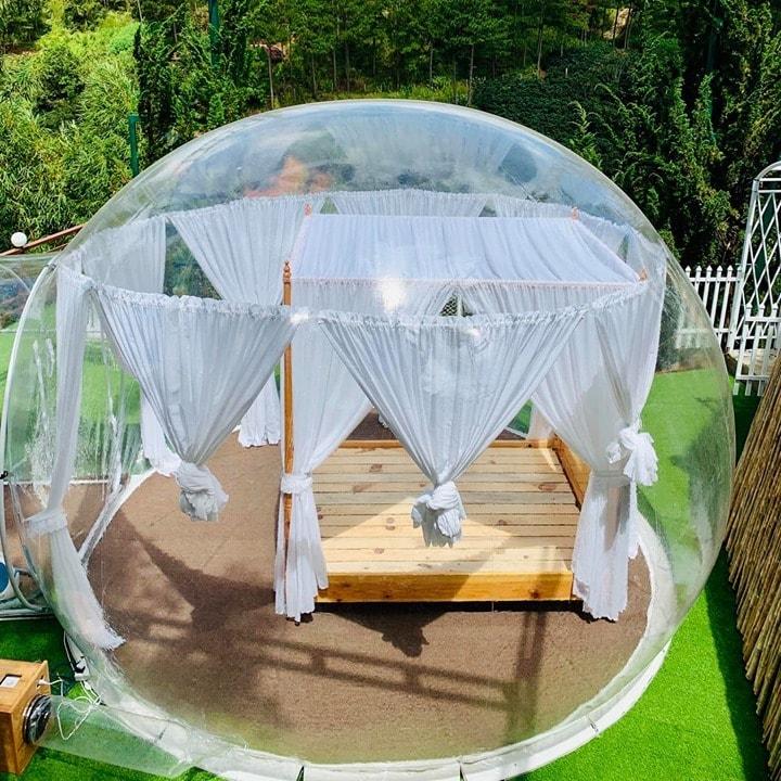 Xuất hiện nhà bong bóng đẹp như mơ ở Đà Lạt, giới trẻ tha hồ check in-1
