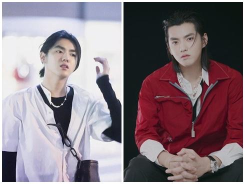 Ngô Diệc Phàm luôn đeo vòng cổ ngọc trai từ khi theo style nữ tính