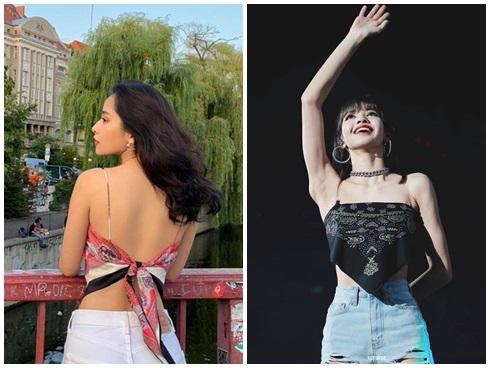 Hết Nam Em, Chi Pu cũng bắt trend lấy khăn làm áo của BLACKPINK