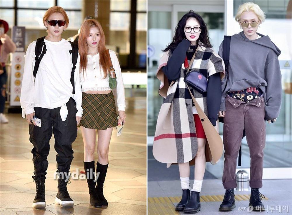 HyunA và người yêu chăm diện đồ đôi, có gu thời trang độc lạ-8