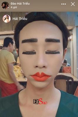 Make up sương sương rong chơi tháng cô hồn, Hải Triều làm fans chạy mất dép khi diện kiến-1
