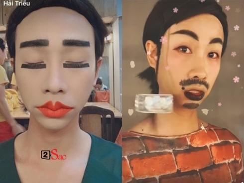 Make up 'sương sương' rong chơi tháng cô hồn, Hải Triều làm fans chạy mất dép khi diện kiến