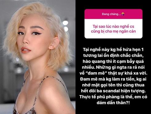 Tóc Tiên trải lòng về kiếp cầm ca: 'Đam mê mà không làm ra tiền cũng thua scandal hiện tượng'