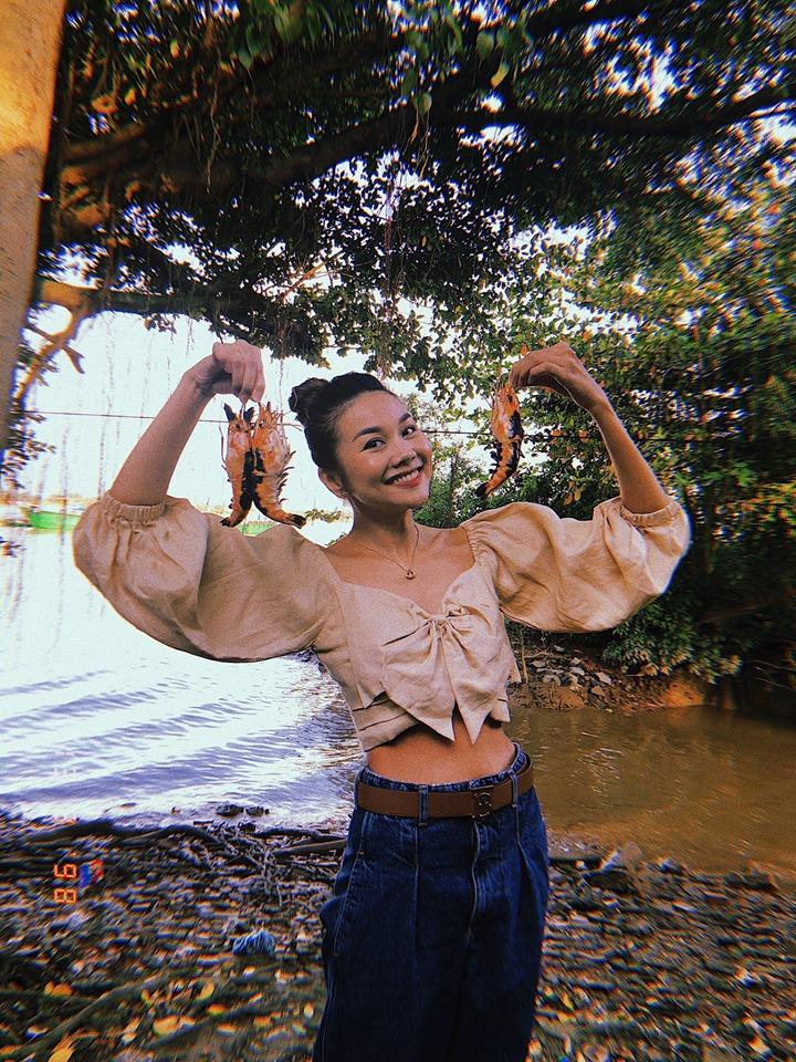 Lan Khuê thông báo đã ăn uống ngon miệng sau thời gian nghén bầu-8