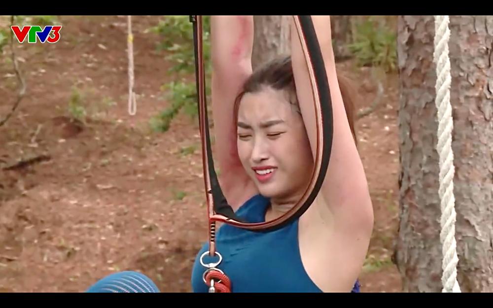 Đau đớn đến mức phải bật khóc, Đỗ Mỹ Linh vẫn không bỏ thử thách và về nhất Cuộc đua kỳ thú-4