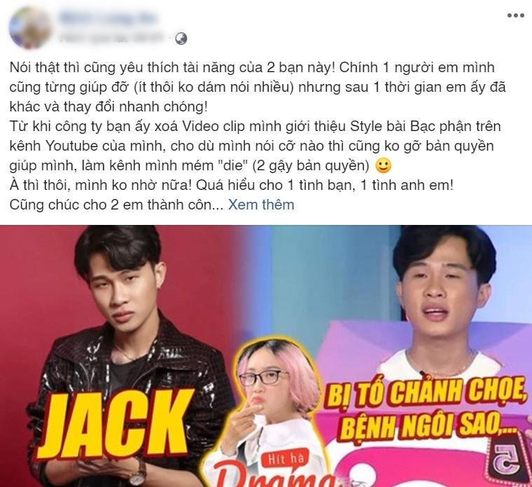 Jack lại bị tố lật mặt với bạn bè, sẵn sàng hại người đã từng giúp đỡ mình-2