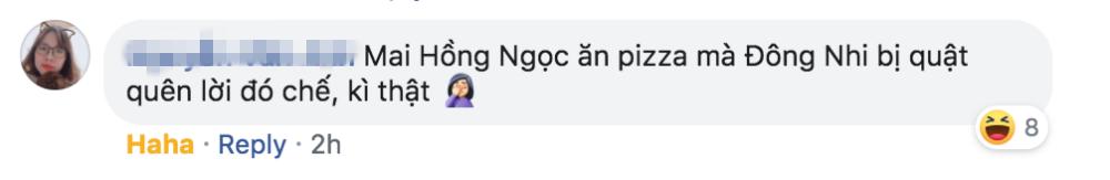 Đông Nhi quên lời bài hát, fan đổ do ăn pizza siêu to khổng lồ-4