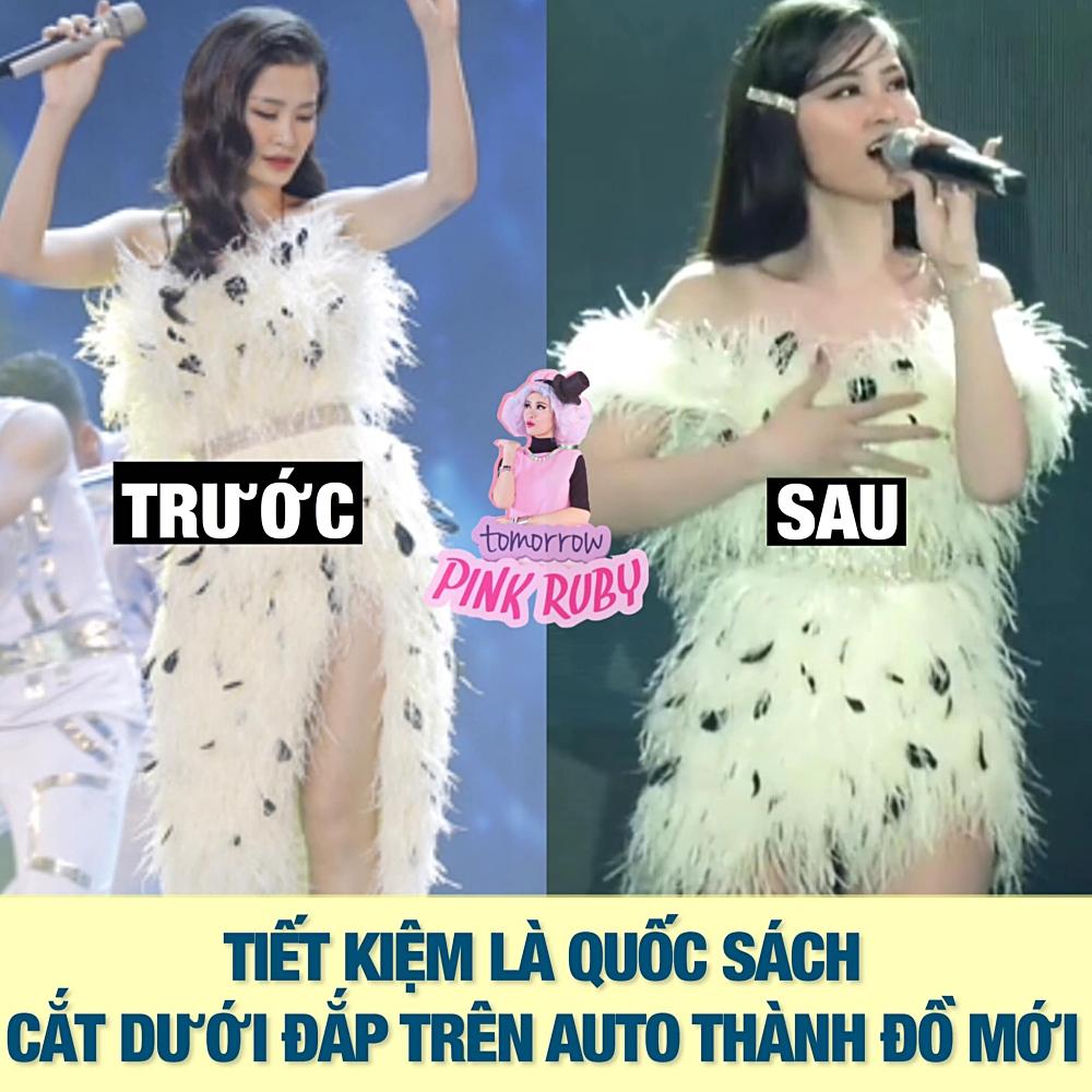 Đông Nhi quên lời bài hát, fan đổ do ăn pizza siêu to khổng lồ-2