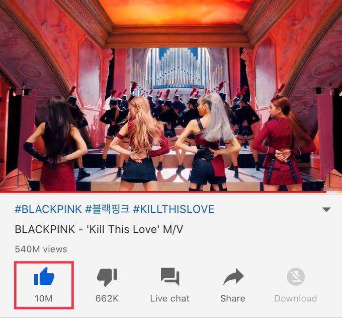 Fan BlackPink lại được dịp phổng mũi khi Hắc Hường trở thành nữ nghệ sĩ đầu tiên trong lịch sử có 2 MV đạt 10 triệu like-1