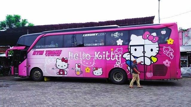 Thực hư việc xuất hiện xe đi Đà Lạt phiên bản HELLO KITTY toàn màu hồng làm tín đồ du lịch đứng ngồi không yên-9