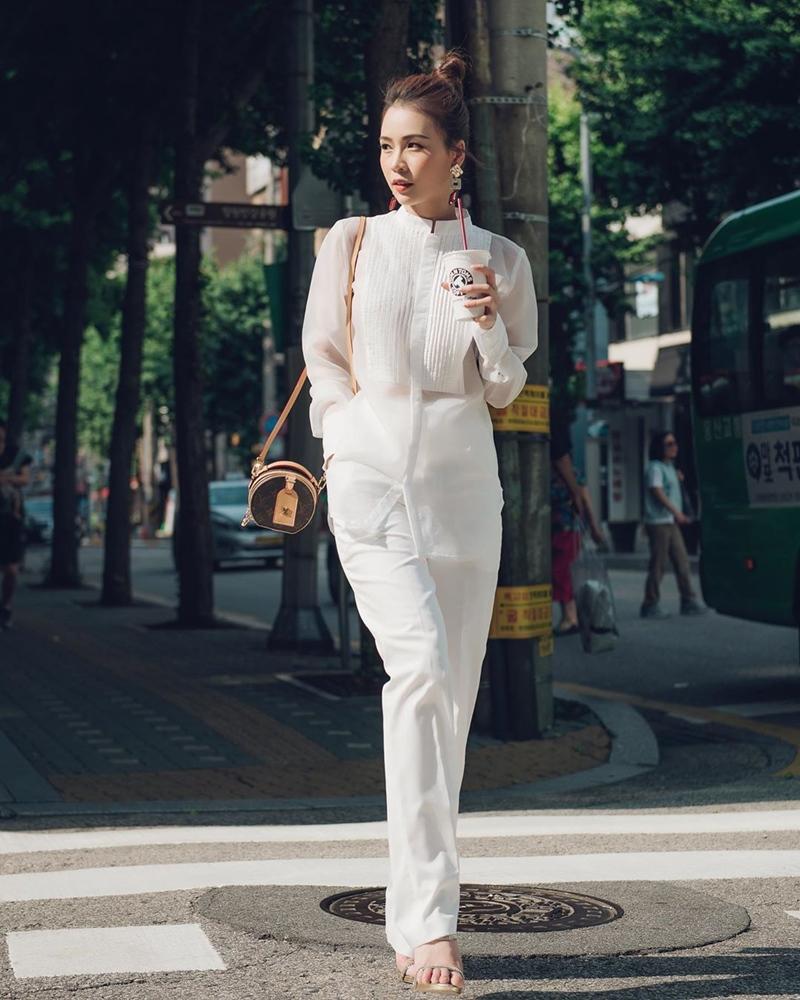 Linh Ka khoe street style như không mặc quần - Nhật Lê lăng-xê quần shorts 5 phân-7