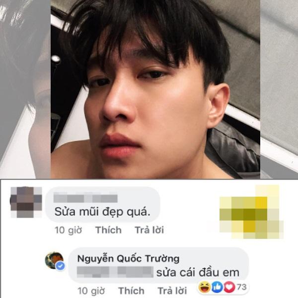 Quốc Trường Về nhà đi con phản ứng cực mạnh khi bị fan nghi sửa mũi: Sửa cái đầu em-2