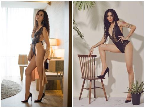'Đào mộ' loạt ảnh nội y của siêu mẫu Anh Thư, fan dụi mắt vì đinh ninh là BB Trần