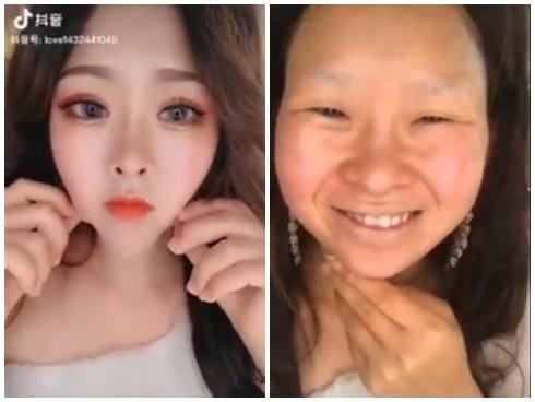 Những màn tẩy trang gây sốt trên mạng xã hội-1