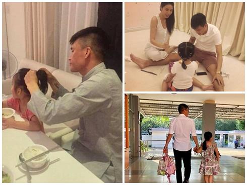 Bánh Gạo xin tiền mẹ làm đầy ví ba, Công Vinh tự hào: 'Đời này không sinh con gái là phí vô cùng'