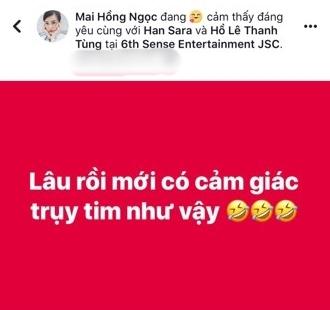 Sau Đông Nhi - Ông Cao Thắng, cặp đôi gà cưng Han Sara và Tùng Maru (Uni5) tiết lộ đang hẹn hò-5