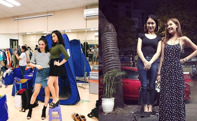 Đâu chỉ riêng Đỗ Mỹ Linh ăn gian chiều cao, nhiều sao Việt thuộc lòng chiêu kéo dài chân cực hiệu quả-8