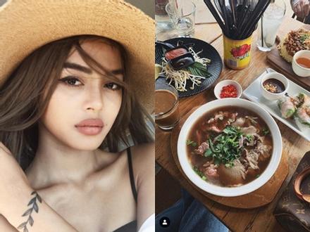 Hot girl Lily Maymac đăng hình phở Việt, dân mạng quốc tế khen ngon