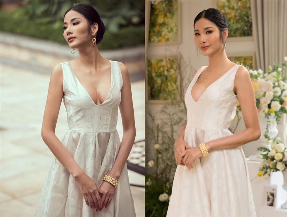 Hoàng Thùy lại xuất hiện với vòng 1 căng đét khiến nghi vấn nâng ngực thi Miss Universe 2019 càng có cơ sở-4