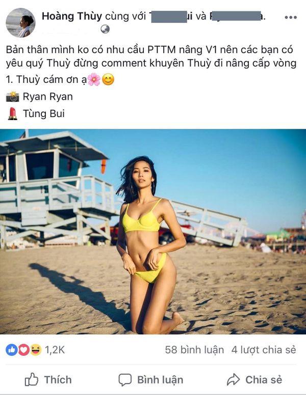 Hoàng Thùy lại xuất hiện với vòng 1 căng đét khiến nghi vấn nâng ngực thi Miss Universe 2019 càng có cơ sở-1