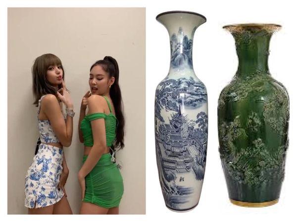 Cười bò vì váy sang chảnh của Jennie và Lisa bị fan ví như hai chiếc lục bình-2