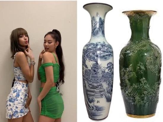 Cười bò vì váy sang chảnh của Jennie và Lisa bị fan ví như hai chiếc lục bình