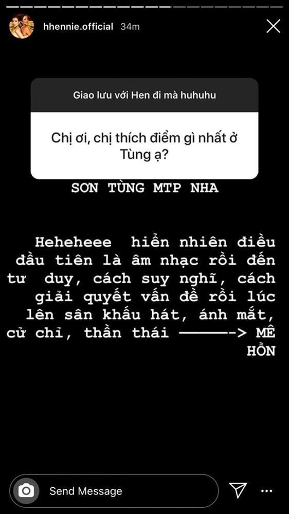 HHen Niê tiết lộ lí do cuồng Sơn Tùng M-TP, chấn chỉnh fan vì không viết đầy đủ tên Sếp-3