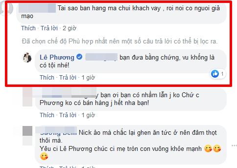 Đang gồng mình đau đẻ, Lê Phương vẫn phải đáp trả kẻ bóc phốt bán hàng mà chửi khách-5