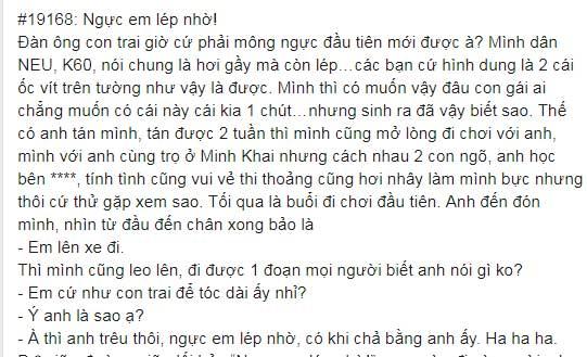 Háo hức cho buổi hẹn đầu, cô gái bị bạn trai cà khịa chê: Ngực em lép nhỉ và cái kết-1