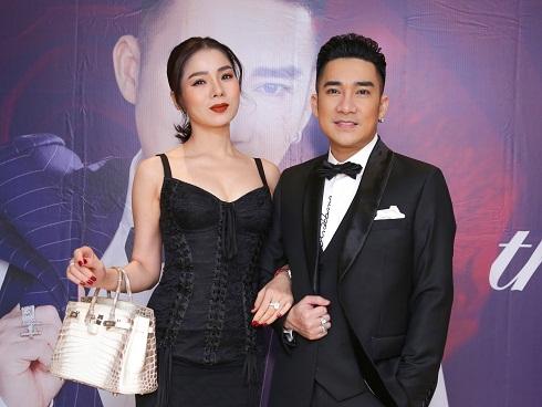Lệ Quyên xách túi hiệu giá ngang ngửa một căn nhà tới chúc mừng liveshow Quang Hà