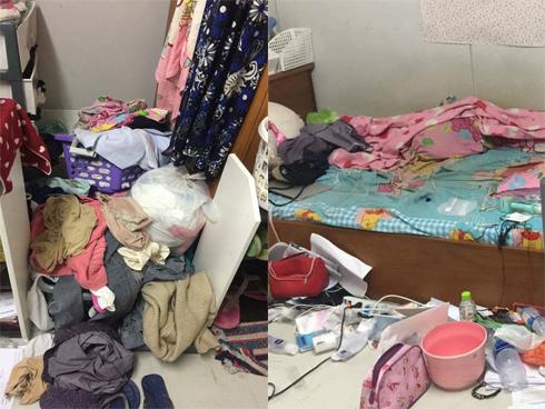 Gái xinh trường y khiến dân tình phát hoảng khi biến phòng trọ thành bãi rác khổng lồ