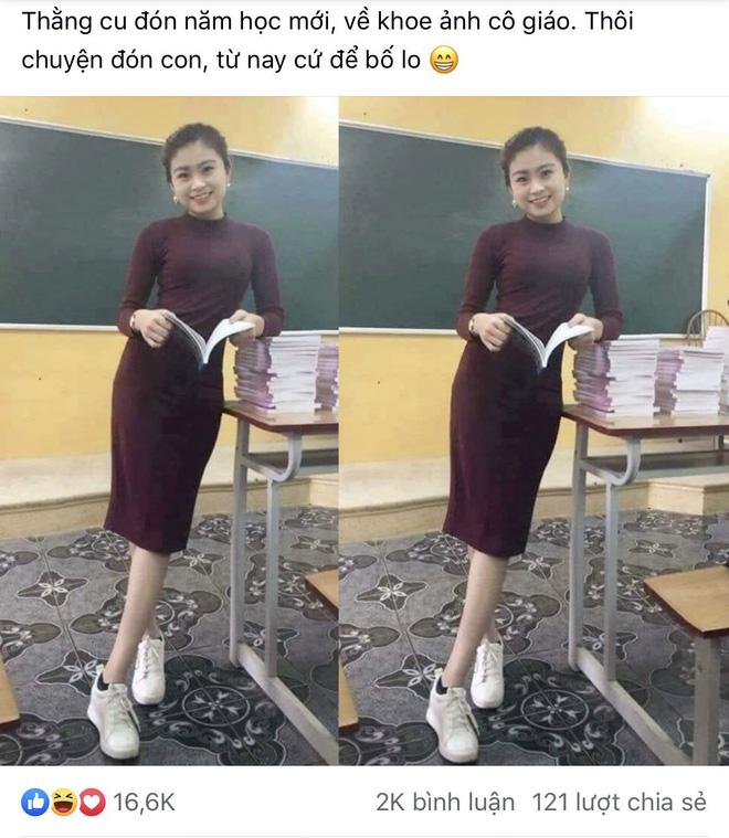 Đứng trên bục giảng check-in, cô giáo xinh đẹp liên tục bị xin link và sự thật phía sau-1