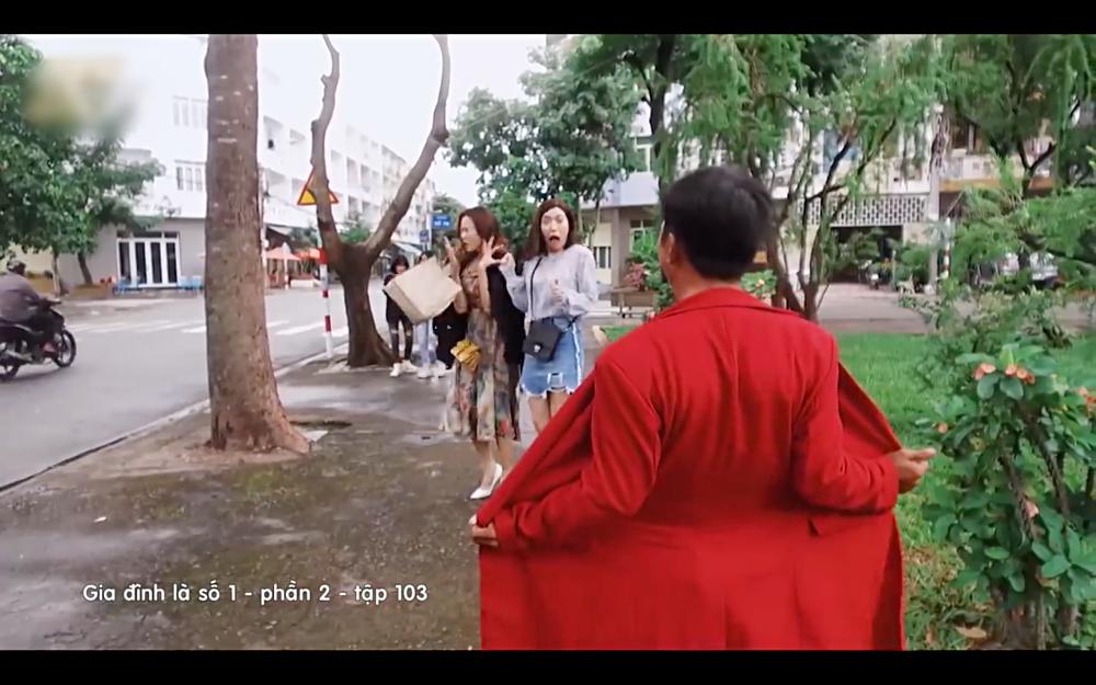 Diệu Nhi làm bà trùm khu phố khi trừng trị tên biến thái thích khoe hàng-2