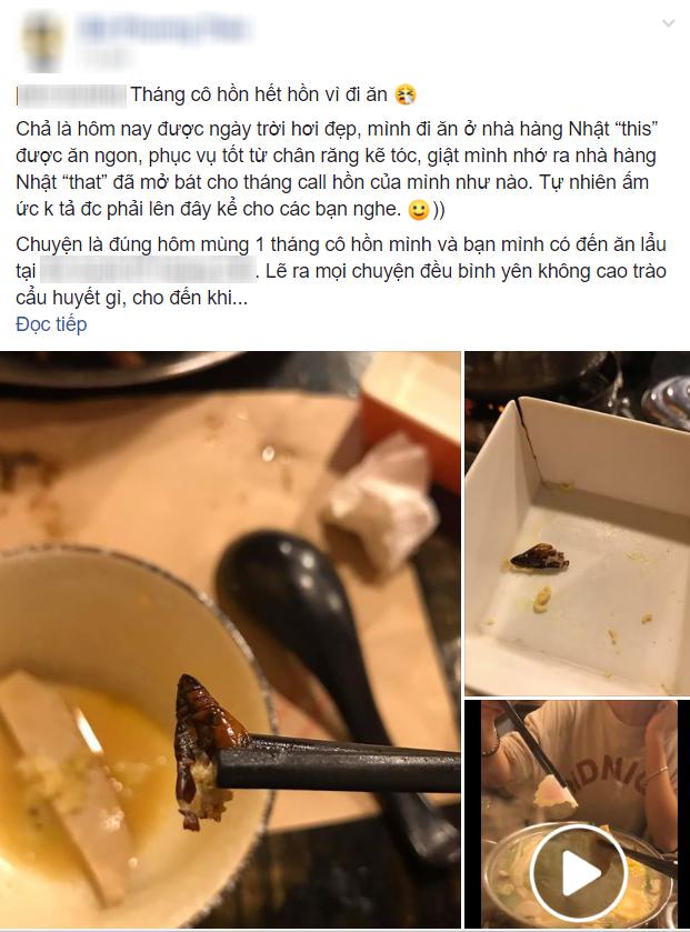 Ăn phải con gián béo ngậy trong nồi lẩu, cô gái lên mạng tố thì được chỉ ra lỗi sai-1