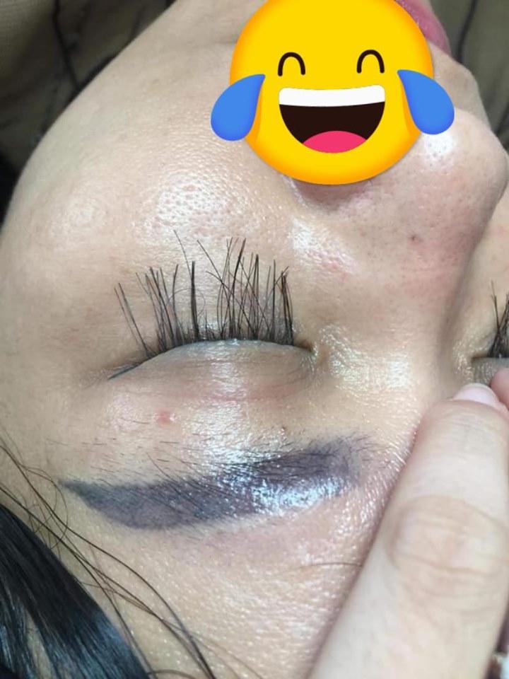 Lại thêm một ca thảm họa nối mi nhìn là thấy nổi da gà-7
