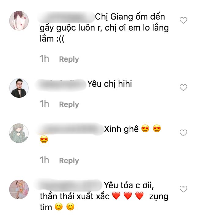 Hương Giang lại khiến fan lo lắng vì sự hốc hác khi để mặt mộc-3