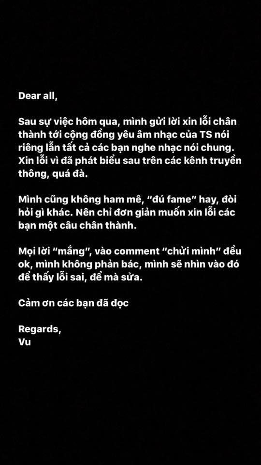 Hoàng tử Indie Thái Vũ bị ném đá vì sỉ nhục Taylor Swift, chỉ trích chuyện album của nàng rắn chỉ viết về tình yêu-5