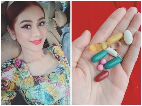Uống cả nắm thuốc mỗi sáng, Lâm Khánh Chi ngậm ngùi: Sức khỏe của tôi ngày càng yếu đi-1