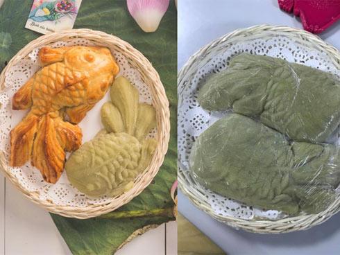 Hướng dẫn làm bánh Trung thu đậu xanh lá dứa-8