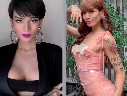 Chả phải lần đầu tiên giả gái nhưng BB Trần khiến cả showbiz Việt vào tranh cãi về bộ ngực khủng và mái tóc