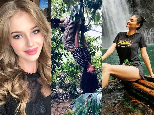 Bản tin Hoa hậu Hoàn vũ 3/9: Không ngờ cũng có ngày Hoàng Thùy lép vế thời trang trước dàn đối thủ-12